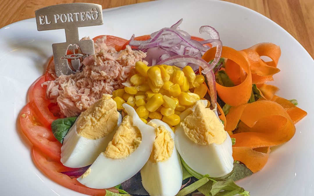 ENSALADA DE LA HUERTA. EL PORTEÑO,, ASADOR ARGENTINO